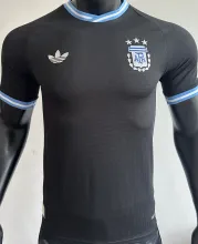 2025/26 Argentina Away Black Player Version Jersey