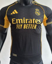2025/26 RM Black Special Edition Player Version Soccer Jersey