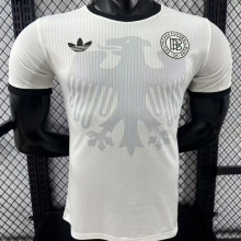 2025 Germany 125Th Special Edition White Player Version Jersey 胸前有暗纹