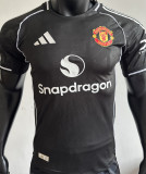 2025/26 M Utd Black Special Edition Player Version Soccer Jersey