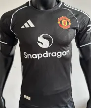 2025/26 M Utd Black Special Edition Player Version Soccer Jersey