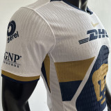 2025/26 Pumas UNAM Home White Player Version Soccer Jersey