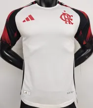 2025/26 Flamengo Away White Player Version Soccer Jersey