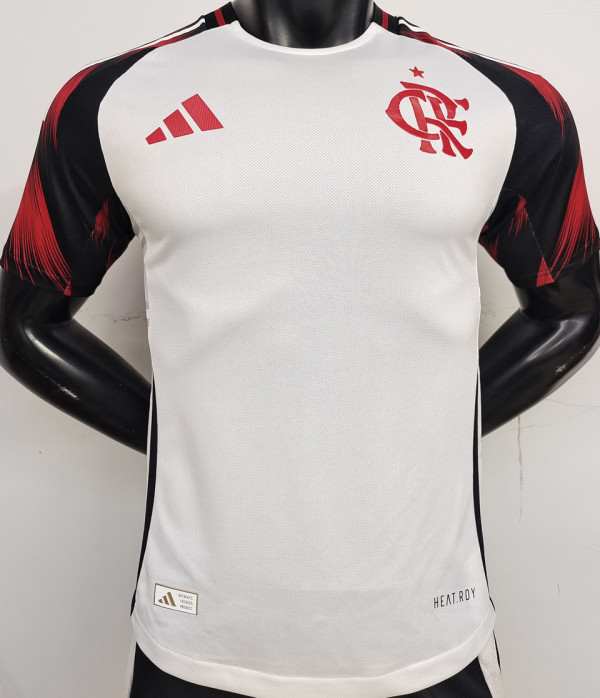 2025/26 Flamengo Away White Player Version Soccer Jersey