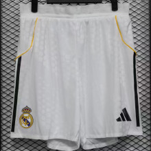 2025/26 RM Home White Player Version Shorts Pants 球员版
