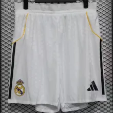 2025/26 RM Home White Player Version Shorts Pants 球员版