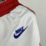 2025/26 Warriors White Retro NBA  Pants