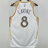 2025/26 Bulls LAVINE #8 White City Edition NBA Jerseys