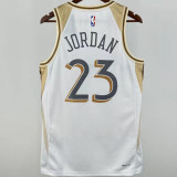 2025/26 Bulls JORDAN #23 White City Edition NBA Jerseys