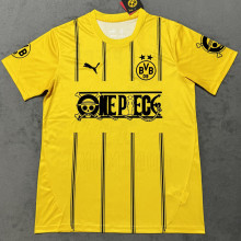 2025 BVB x ONE PIECE Yellow Fans Soccer Jersey