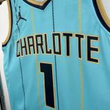 2025/26 Hornets BALL #1 Blue City Edition NBA Jerseys