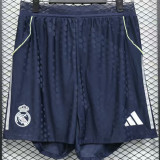 2025/26 RM Away Black Player Version Shorts Pants 球员版