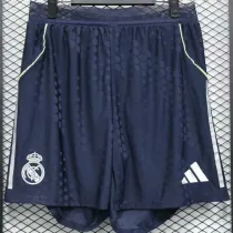 2025/26 RM Away Black Player Version Shorts Pants 球员版