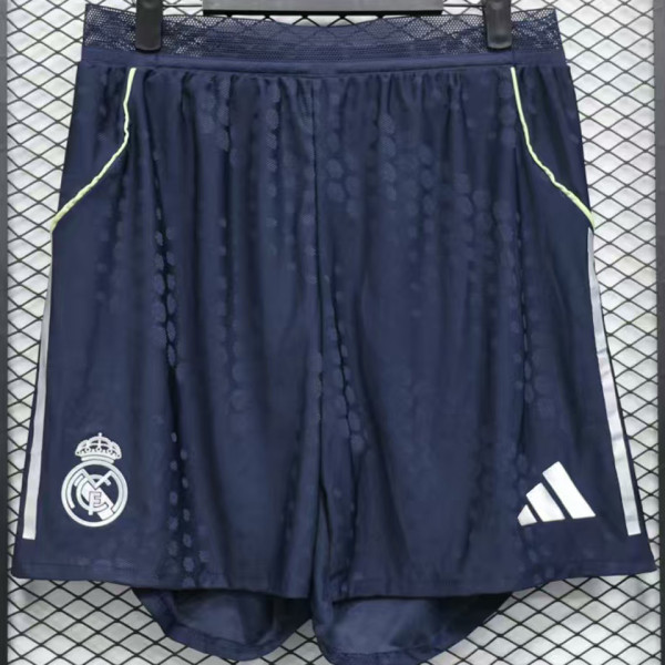 2025/26 RM Away Black Player Version Shorts Pants 球员版