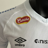 2025/26 Santos Home White Player Version Soccer Jersey 带全广告