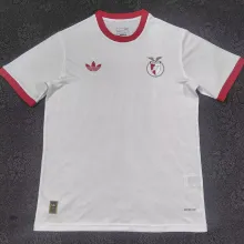 2025/26 Benfica White Retro Style Soccer Jersey