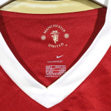 2006/07 M Utd Home Red Retro Player Version Long Sleeve Jersey 球员版长袖