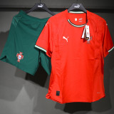 2025/26 Portugal Home Red Player Version Shorts Pants 球员版