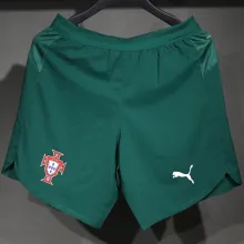 2025/26 Portugal Home Red Player Version Shorts Pants 球员版