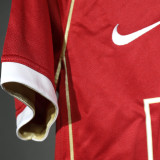 2006/07 M Utd Home Red Retro Player Version Soccer Jersey 球员版