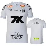 2025/26 Santos 1:1 Quality Home White Fans Soccer Jersey 新  全广告