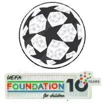 UEFA Champions Leaque Patch 2025/26  欧冠章+ 10周年公平条 (You can buy it Or tell me to print it on the Jersey )