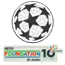 UEFA Champions Leaque Patch 2025/26  欧冠章+ 10周年公平条 (You can buy it Or tell me to print it on the Jersey )