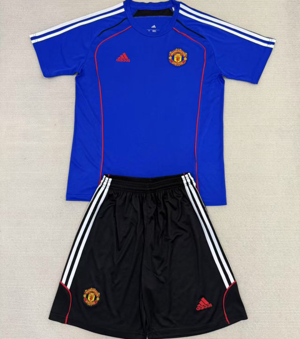 2025/26 M Utd Blue Kids Training Jersey