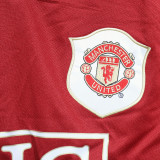 2006/07 M Utd Home Red Retro Player Version Long Sleeve Jersey 球员版长袖