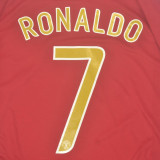2006/07 M Utd Home Red Retro Player Version Long Sleeve Jersey 球员版长袖