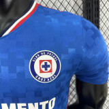 2025/26 Cruz Azul Home Blue Player Soccer Jersey