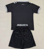 2025 Celta 100th Anniversary Edition Black Kids Soccer Jersey