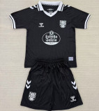 2025 Celta 100th Anniversary Edition Black Kids Soccer Jersey
