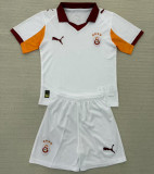 2025/26 Galatasaray Away White Kids Soccer Jersey