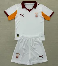 2025/26 Galatasaray Away White Kids Soccer Jersey