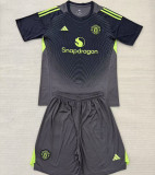 2025/26 M Utd Goalkeeper Kids Soccer Jersey