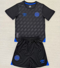 2025/26 EL Salvador Third Black Kids Soccer Jersey 萨尔瓦多