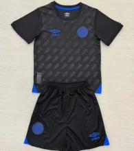 2025/26 EL Salvador Third Black Kids Soccer Jersey 萨尔瓦多