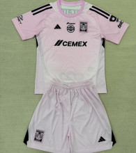 2025/26 U.A.N.L Tige GK Pink Kids Soccer Jersey