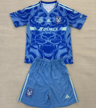 2025/26 U.A.N.L Tige Away Blue Kids Soccer Jersey