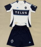 2025/26 Vancouver Whitecaps Home Kids Soccer Jersey 温哥华白浪