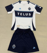 2025/26 Vancouver Whitecaps Home Kids Soccer Jersey 温哥华白浪