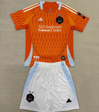 2025/26 Houston Dynamo Home Kids Soccer Jersey 休斯敦迪纳摩