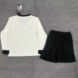 2025 Germany 125Th  Anniversary White Kids Long Sleeve Soccer Jersey长袖童装