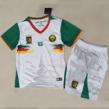 2025/26 Cameroon Third White Kids Soccer Jersey