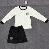 2025 Germany 125Th  Anniversary White Kids Long Sleeve Soccer Jersey长袖童装