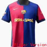 2024/25 BA x Travis Scott Home Player Version Long Sleeve Soccer Jersey 长袖 球员版 胸前 新 广告