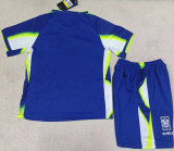 2025/26 South Korea Away Blue Kids Soccer Jersey