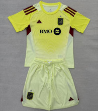 2025/26 LA Galaxy Goalkeepe Kids Soccer Jersey