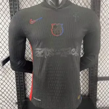 2024/25 BA x Travis Scott Away Player Version Long Sleeve Soccer Jersey 长袖 球员版 胸前 新 广告